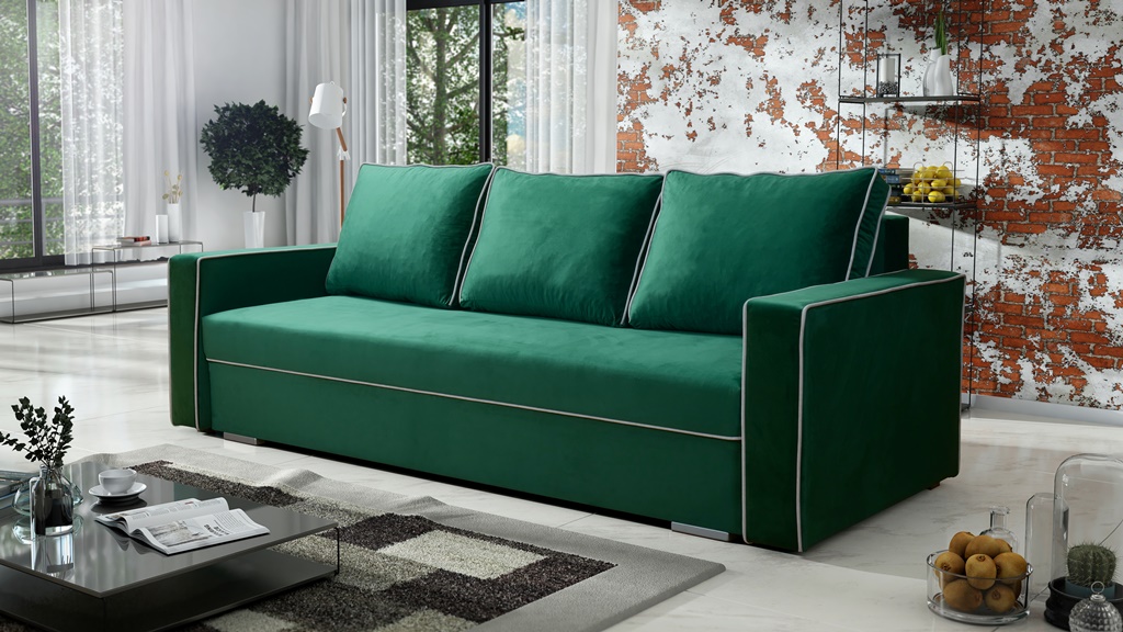 KANAPA LILI BUTELKOWA ZIELEŃ